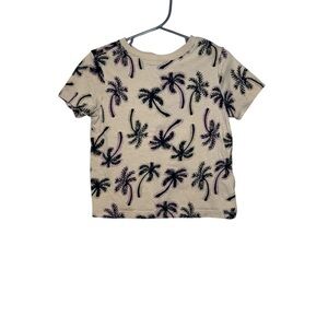 Old Navy Toddler Boys Short Sleeve Palm Tree T-Shirt Size 3T